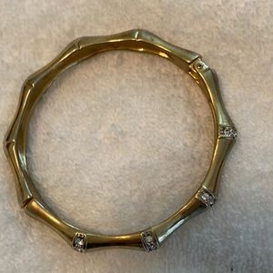 Goldtone Bamboo Bracelet